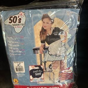 Rubie's 50's Favorites Black and White Diner Costume